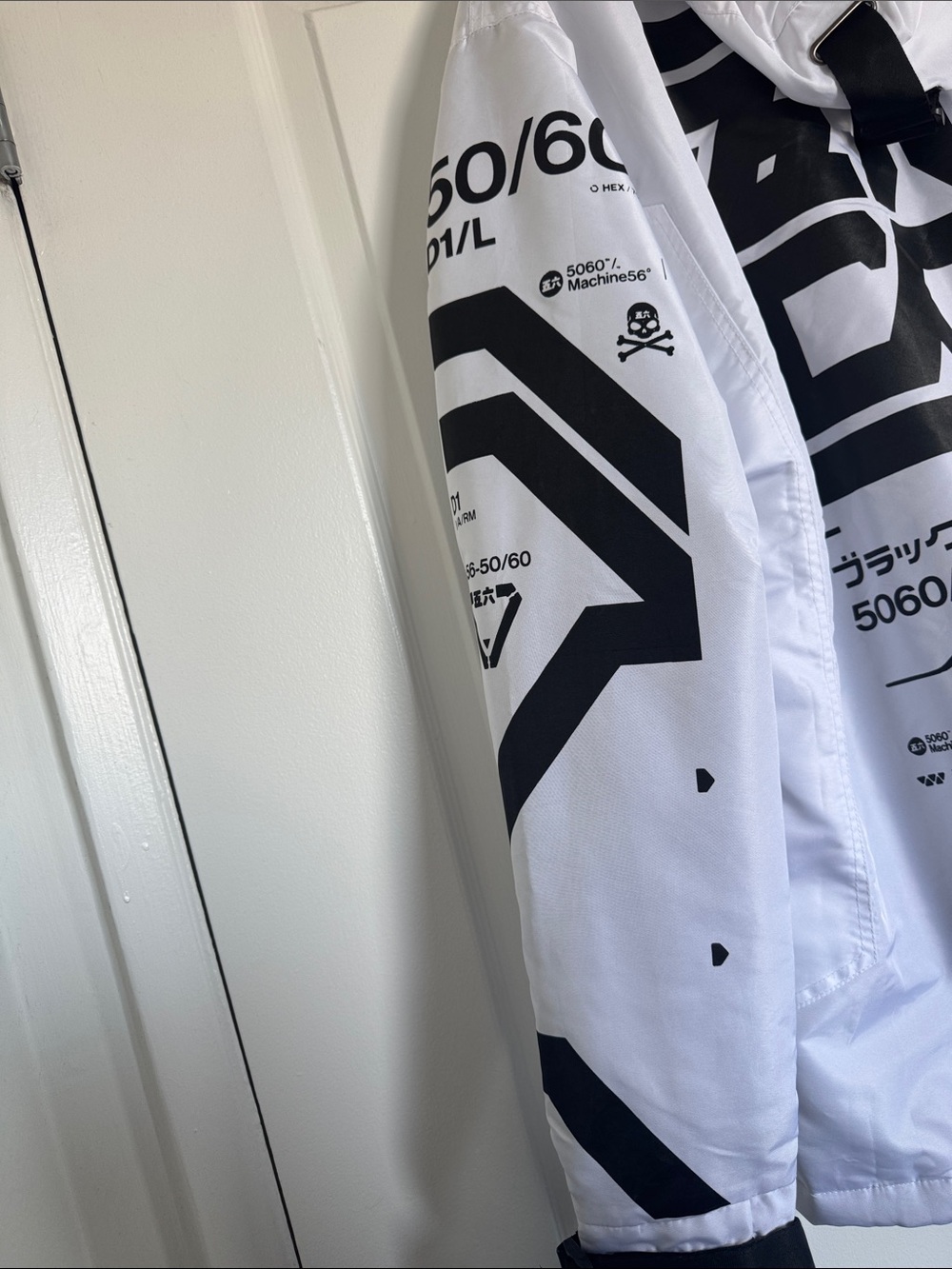5060/Machine 56 White Cyberpunk Jacket XXL **See notes for condition* - Picture 4 of 10